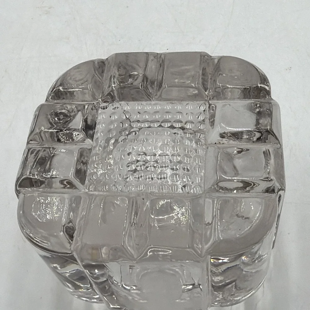 Vintage Art Deco Glass Ink Well Absolutely Beautiful Glass! Nice!
